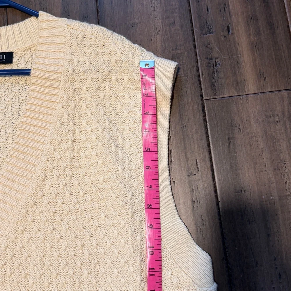 NWOT Eloquii womans plus size cream v neck split hem sweater dress Size 18/20 - Picture 8 of 8